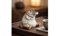 Crocodile Figurine Resin Crocodile Ornament Alligator Figurine Miniature Decor Textured for Collectors, Desk, Bookshelf