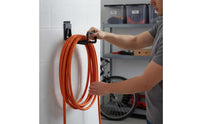 Heavy-Duty Hose Hanger with Mounting Bracket Industrial Hose Holder Organized Cable Organizer Handy for Garage, Garden, Workshop