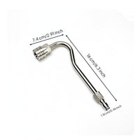 Rustproof Angled Pressure Washer Wand Rust-Resistant Angled Power Washer Wand for AC Technicians, Car Detailers, Hard-to-Reach Areas