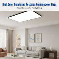 Full Vision Protection LED Ceiling Light, Modern Minimalist, Ultra Bright, Adjustable Brightness, Living Room