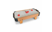 Stress Relief Tabletop Air Hockey Set Easy to Keep Mini Air Hockey Table Child Friendly Even Playing Surface for Party