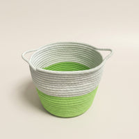 Laundry Basket for Home Organization, Hand Woven Storage Basket Set of 3, Simple Hanging Basket for Toy Storage, Versatile Plant Basket Decor