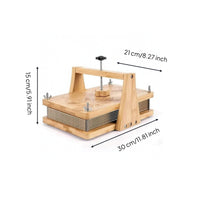 Wooden Flower Presser DIY Flower Presser with Hand Knob Absorbent for Crafters