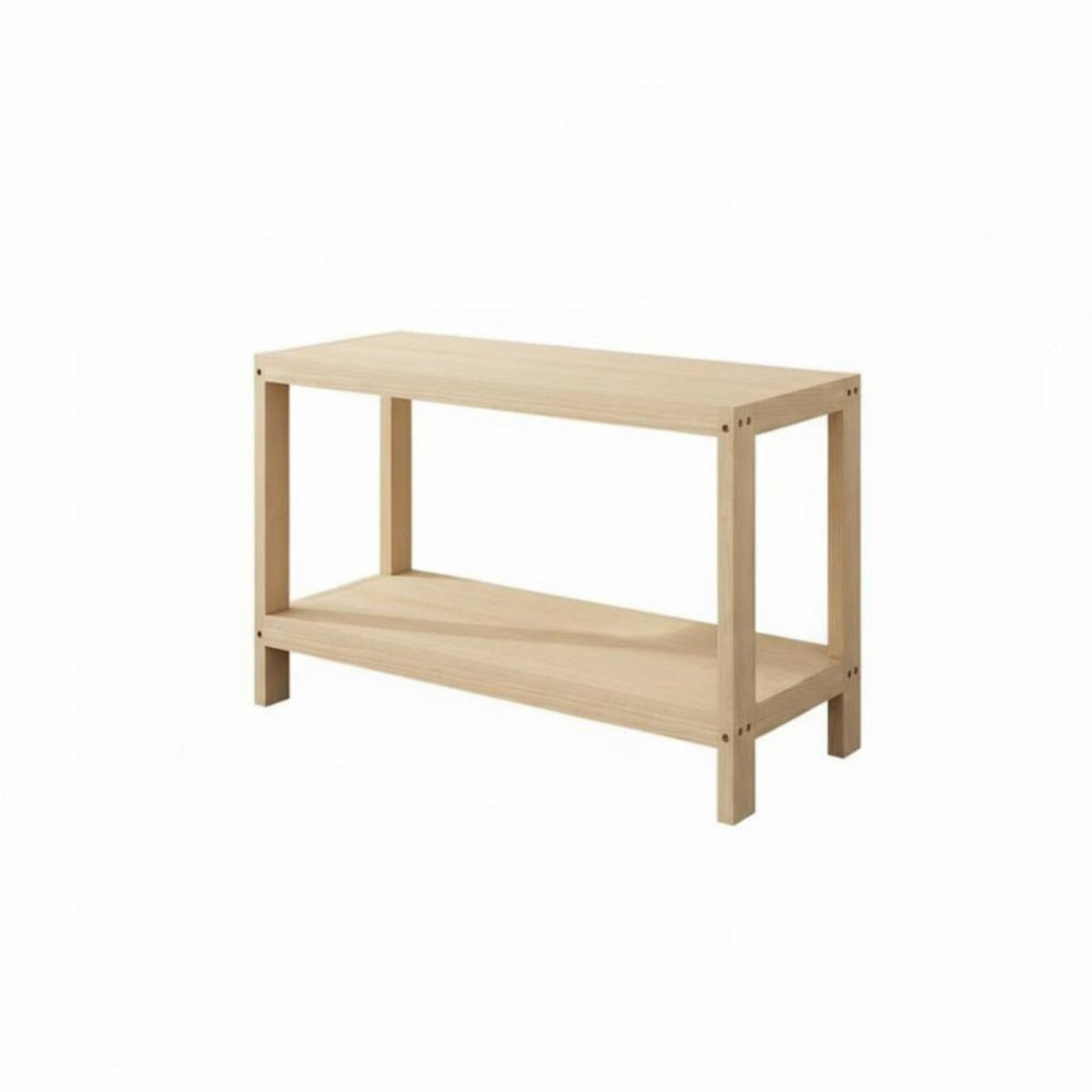 Floor-Standing dual-level Wooden Side Table Simple Design Multi-Tier accent table Space-Saving Nightstand adaptable Use for Apartment Dwellers, property owners, Living Room, Small areas, Entryway, Home Office