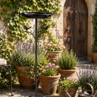 Metal Bird Feeder Stand Decorative Outdoor Bird Feeder Stand Allcomplete Set Kit