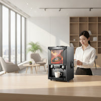 Beverage Machine with Double Containers Hot and Chilled Coffee Beverage machineKey Cleaning Tea Dispenser for Cafes, Hotels, Reception Areas