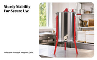 Gear Upright 4 Frame Honey Extractor Stainless Steel Honey Extractor Stable Stand