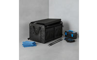 Car Trunk Organizer with Lid Rigid Car Trunk Organizer Foldable Storage Box Compact Collapsible Cargo Bin Non-Slip for Travelers