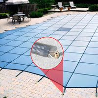 5 Pieces Long-Lasting Pool Safety Cover Anchor Secure Brass Pool Cover Anchor Weather Resistant Long-Lasting