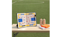 Basketball Coaching Board with Dry Erase Marker Portable Foldable Basketball Coaching Board Reusable Lightweight for Coaches