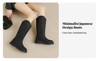 Knee-High Rain Boots Non-Slip Sole Fashion Rain Boots Tall Rain Boots for Outdoor Enthusiasts, Gardeners, Rainy Days, Muddy Terrain, Gardening