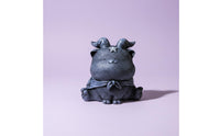 Cute Cartoon Design Halloween Cat Figurine Mystical Theme Halloween Cat Decoration Detailed Design for Collectors, Car Dashboard, Bookshelf