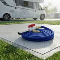 Expandable RV Water Hose Easy Storage Campsite Water Filling Kit Kink Portable Car Wash Hose for Campers, Camping, Outdoor, Garden