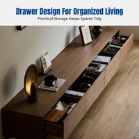 Modern Minimalist TV Stand & Coffee Table Set, Nordic Furniture, Multi-Functional Storage, For Small Spaces