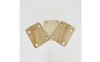 3 Pieces Guitar Neck Shim Screw-on Guitar Neck Shims Wooden for Guitarists