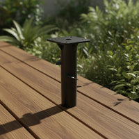 Umbrella Base with Locking Fins Stable Umbrella Ground Stake Rust-Resistant Hardware for Cafe