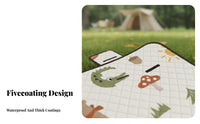 Waterproof Portable Picnic Sheet Thickened Foldable Outdoor Mat Moisture-Proof Sandproof for Campers, Families, Camping, Picnics, Beach, Parks