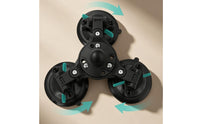 Triple Suction Cup Mount Adjustable Suction Cup Mount with Ball Joint Low-Profile Bracket for Drivers
