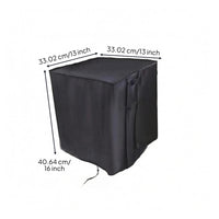 Black Camp Cooktop Cover Rectangular Gas Burner Cover Full Coverage Outdoor Gear Zippered for Camping