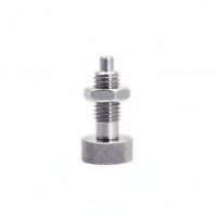 Stainless Steel Self-Locking Indexing Plunger Anti-Corrosion Coil Loaded Plunger Fastener Precision Machined Knurled Head Indexing Fastener Wear-Resistant