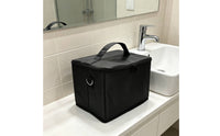 Portable Large Capacity Stylist Travel Bag Sturdy Foldable Barber Tool Bag Multi-Functional Hairdressing Tool Carrying Case for Hair Stylists, Pet Groomers, Makeup Artists