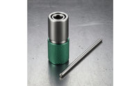 Knurled Grip Quick Release Drill Adapter Metal Self Locking Drill Adapter Socket Opening Hex Shank Bit Holder Compact