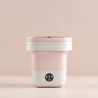 Small Foldable Laundry Machine Compact Foldable Washing Machine Portable Washer Lightweight Gentle for Students, Baby Clothes