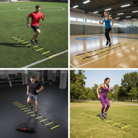 Agility Ladder for Speed & Agility Training, Adjustable Flat Rungs, Includes Carry Bag