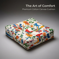 Round Floor Cushion for Living Room, Meditation Cushion, Large Floor Pillow Adults, Seat Cushion for Bay Window, Floor Pillow Cover