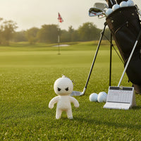 Cartoon Golf Tee Holder Portable Golf Tee Holder with Keychain Convenient Lightweight for Golfers