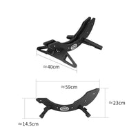 Cycle Parking Stand Curved Cradle Floor-Standing Bike Stand Freestanding Bike Rack ABS Plastic Rigid Construction
