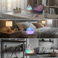 Crystal-Like Storm Glass Decorative Weather Forecast Bottle Transparent Teardrop Storm Glass Predicting for Science Enthusiasts, Office, Study