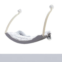 Hanging Cat Bed, Window Cat Bed with Hammock Replacement Core (Scratch Pad), Frame Cat Hammock, Space Saving Window Perch for Sunbathing