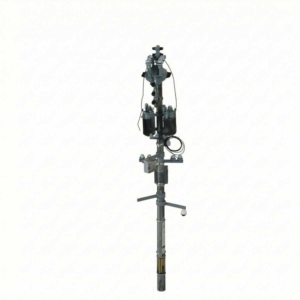 Electrical Pole Model Resin Utility Pole Miniature Detailed Diorama Piece