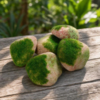 5 Pieces Fake Rock Hollow Faux Rock Realistic Garden Stone for Planter