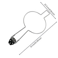 Stainless Steel Car Hat Holder with Spring Clip Sturdy Visor Hat Hanger Compact Organizer Heavy Duty for Drivers, Truck