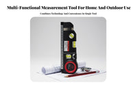 Attractive Base Multipurpose Level Compact Design Cross Line Level Accurate Measurement for DIY Enthusiasts, Construction Workers