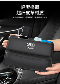 适用奥迪A6L/A4/A7L汽车夹缝收纳盒内饰车载座椅装饰储物车内用品