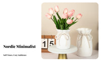 Shatterproof Flower Vase Lightweight, Nordic Design Flower Pot for Desktop, Living Room, Bookshelf