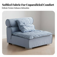 Lowoutline Block Sofa exceptionally Deep Seat sectional Couch Minimalist design Living Room Furniture for Homeowners, Lounge Area, Open-Plan Space, Movie evenings