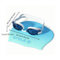 Large Fit Swim Cap with Ear Covers Ergonomic Swim Cap with Ear Pockets Comfortable Headwear Tear-Resistant for Adults, Swimming Pool