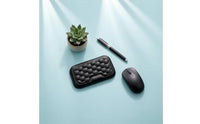 Honeycomb Texture Memory Foam Wrist Rest Quilted Keyboard Wrist Rest Curved Edges Computer Accessory for Office, Typing