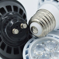 Die-Cast Aluminum Light Cup with Spray Paint Finish, E27 Base Bulb Mounting Frame, 50*54mm Dimensions