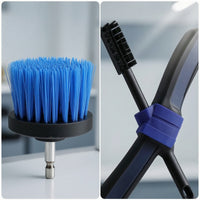 Professional Car Cleaning Kit with Drill Brushes Complete Drill Brush Set Soft Wheel Brush Portable for Garage