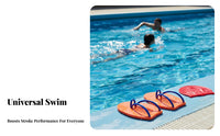 2 Pieces Builds Strength Swimming Hand Paddles Increases Water Resistance Swim Training Paddles Adjustable Straps for Beginners, Triathletes