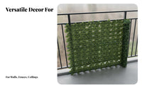 Fake Foliage Fence Covering Realistic Appearance Hydrangea Flower Wall Panel Faux Flower Privacy Screen Protection for Balcony