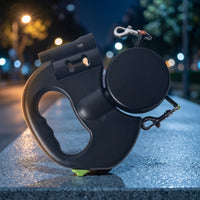 Retractable Dog Leash with Dual Heads Comfortable Retractable Dog Leash Lightweight Compact for Daily Walks, Outdoor Training