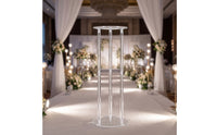 Floral Display Stand Clear Acrylic Flower Stand Wedding Flower Column Transparent Pedestal Modern for Event Decorators, Weddings