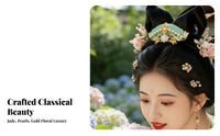 Traditional Chinese Attire Headdress Handmade Traditional Chinese Attire Hair Accessory Elegant Design Chinese Design Hair Crown for Women, Girls