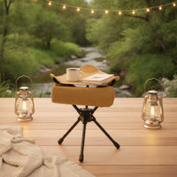 Foldable Outdoor Folding Stool Collapsible Camping Stool Compact Portable Seat Lightweight for Campers, Anglers, Hikers, Fishing
